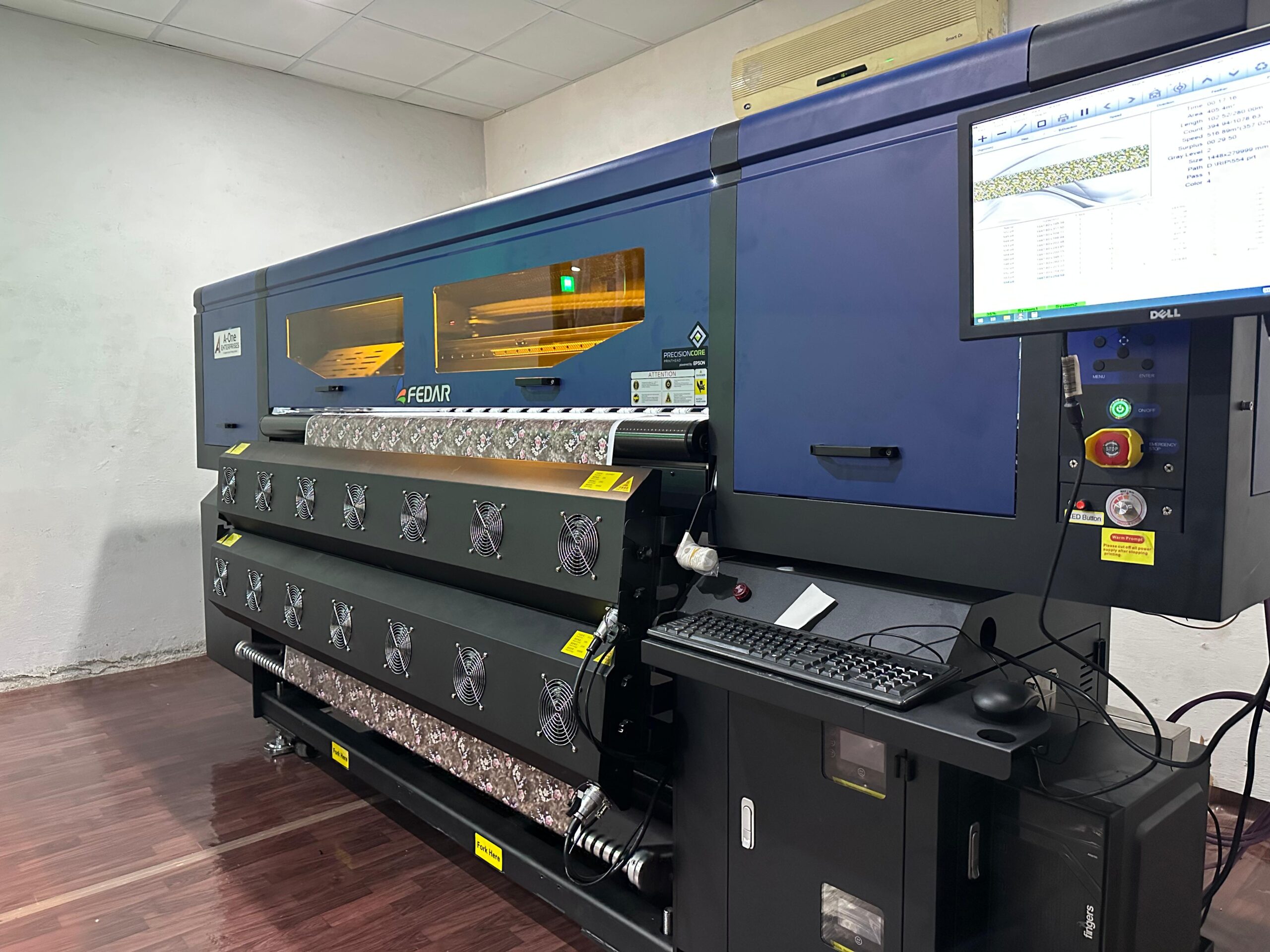 A One Enterprise textile printing machine